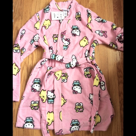 Hello kitty cozy plush robe - Picture 1 of 5